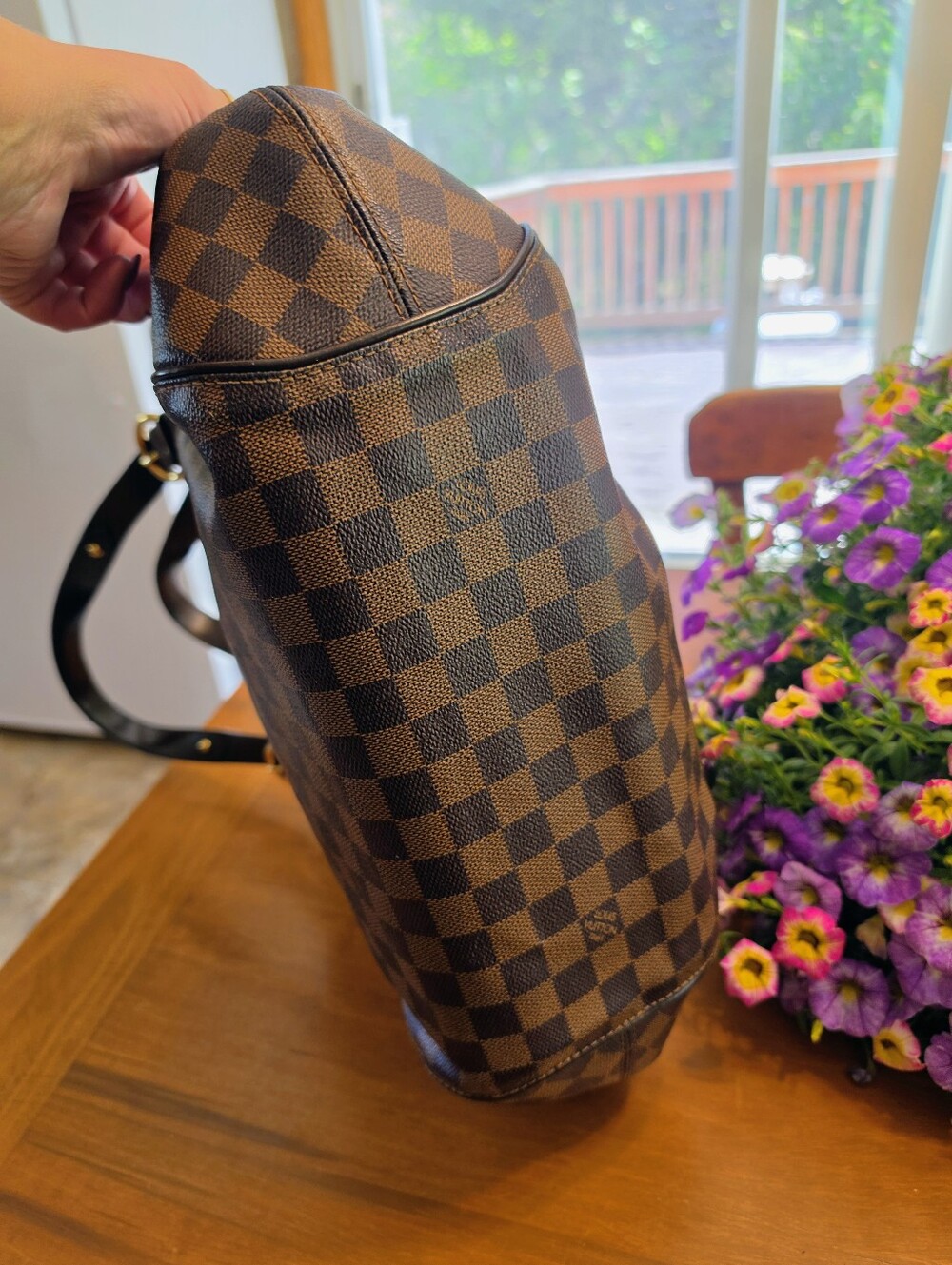 Louis Vuitton Damier Sistina GM Shoulder Bag with Matching Wallet - Picture 7 of 15